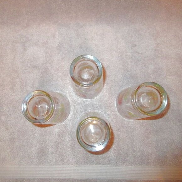 VTG Set of 4 PASABAHCE Glasses 16oz Ice Tea Heavy 70s Flower Power Retro MCM - Picture 9 of 10